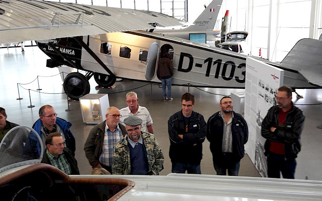 SEV Bau Regionalsektion Ostschweiz besucht Dorniermuseum
