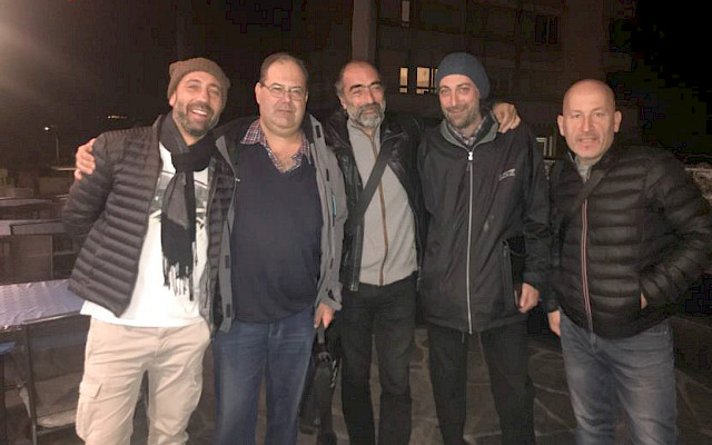 La «squadra» del Comitato al completo: Aldo Sciamanna, Ermanno Blättler, Ferruccio Noto, Davide Perini e Giuseppe Lanini, membro della Commissione centrale della Sottofederazione