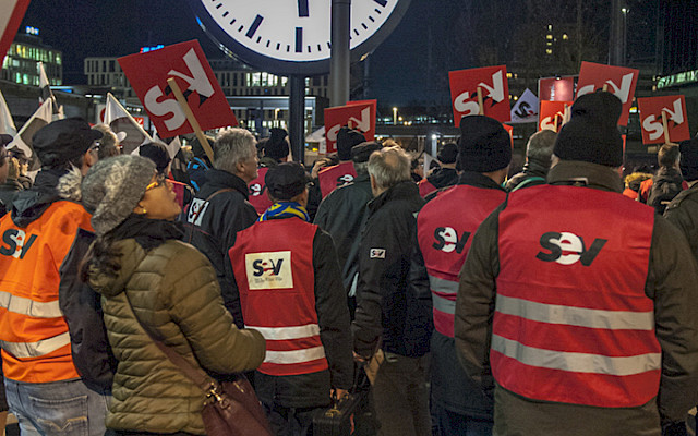 Am 18. Juni gehen wir auf die Strasse, um deinen GAV-SBB zu verteidigen