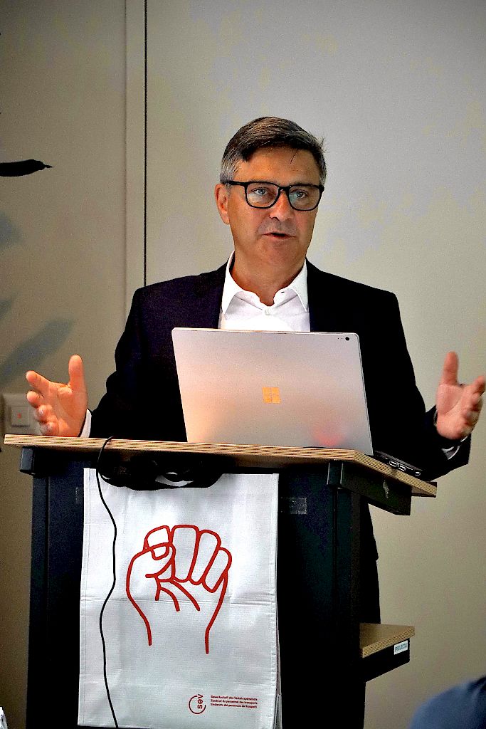 Endlich wieder Versammlungen: SEV-Präsident Giorgio Tuti.