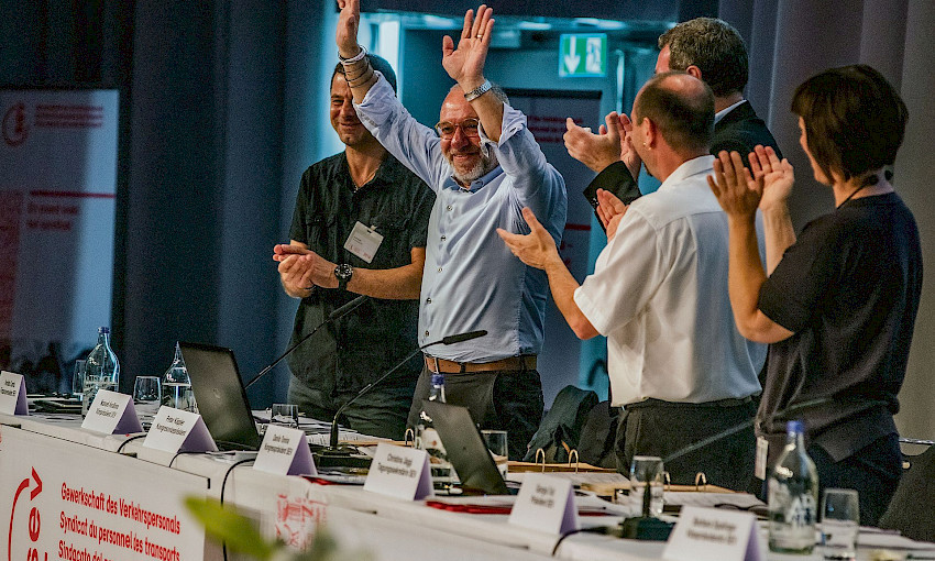 Verabschiedung von Vizepräsident Manuel Avallone am Kongress 2019.
