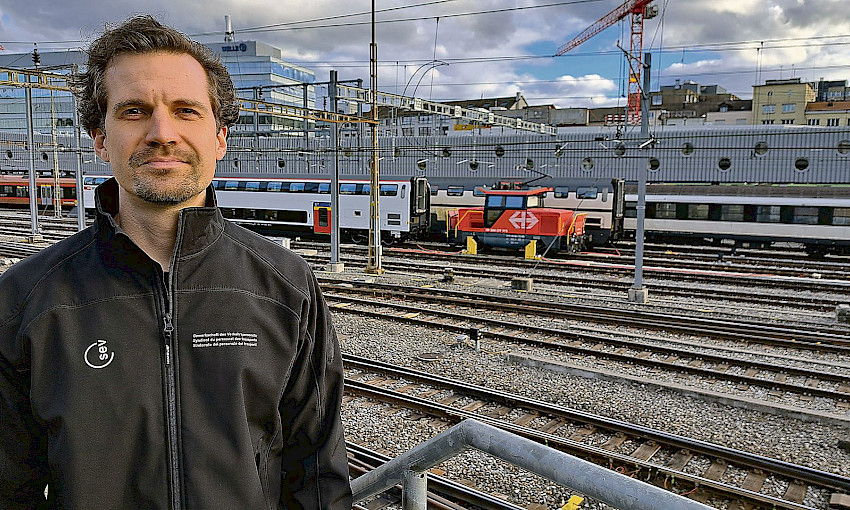 Patrick Kummer ist seit fünf Monaten als Vizepräsident des SEV im Amt und verantwortet das SBB-Dossier