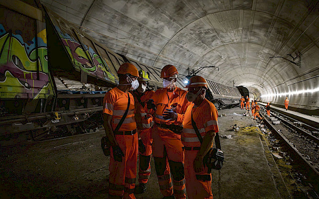 TUNNEL WIEDER BEFAHRBAR