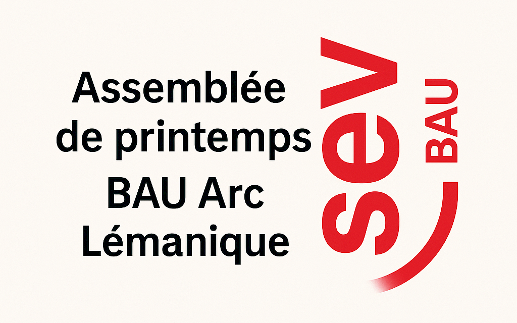 Participez à l’assemblée de printemps 2025 de votre section