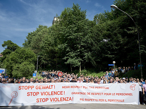 "Stop violenza!" / &copy;Manu Friederich