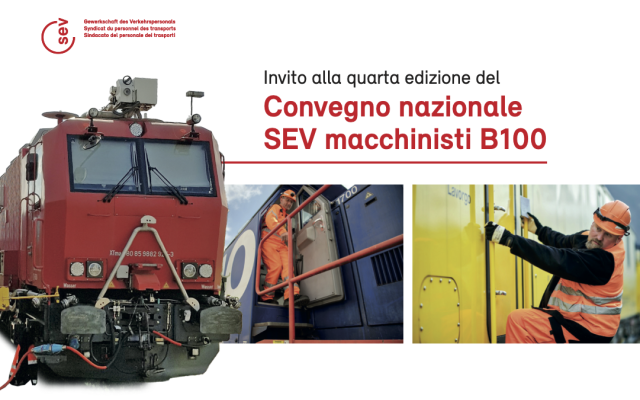 Convegno nazionale SEV macchinisti B100 – 4ª edizione il 10 ottobre 2025
