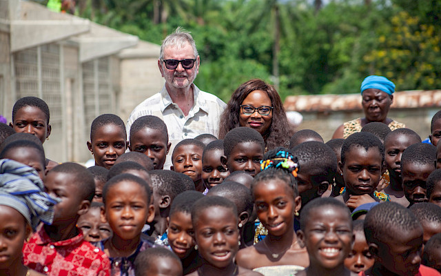 Feierliche Eröffnung des neuen Schulhauses in Lama Poudé (Togo)