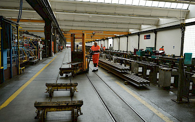 Das Bahntechnik Center der SBB in Hägendorf.