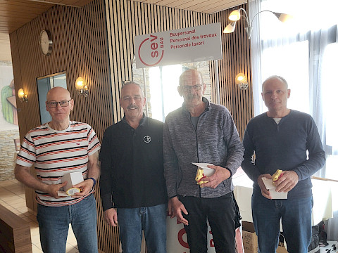 Abbildung 3 Fischer Mario, Brodmann Anton und Zürcher Willi 45 Jahre Mitgliedschaft