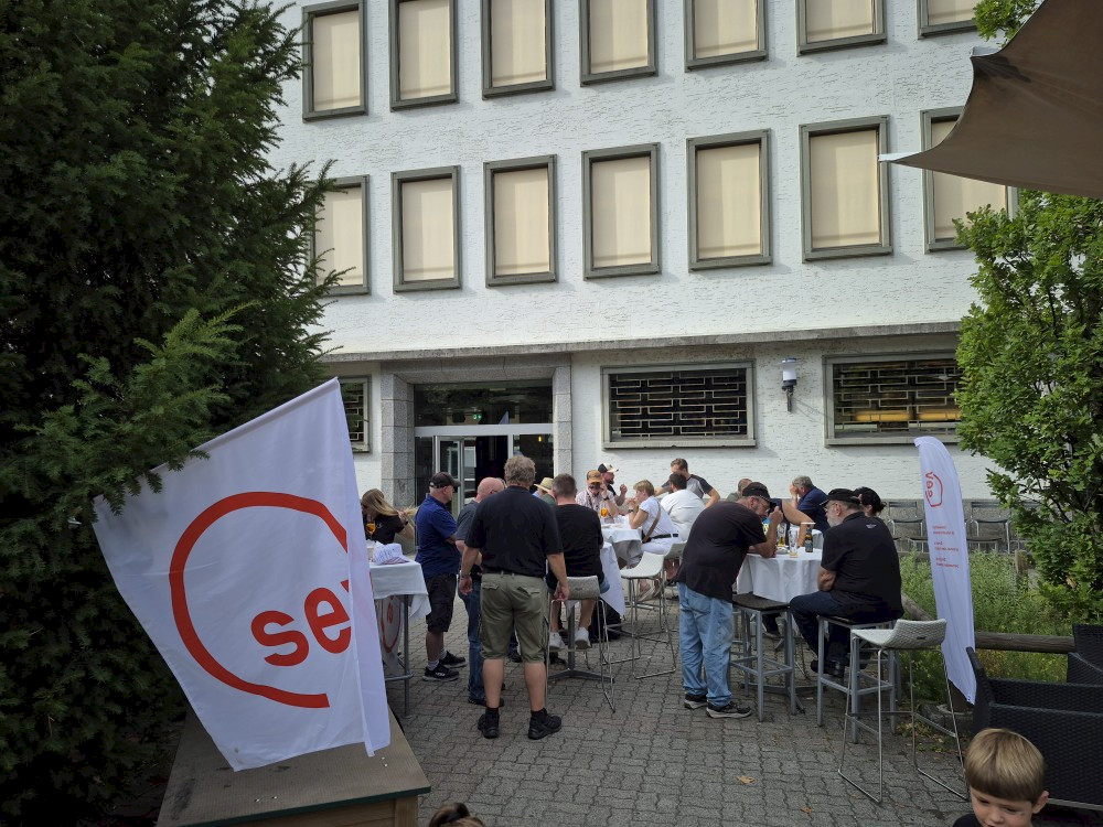 Gemeinsam den Feierabend geniessen: Treffpunkt Olten der SEV-BAU Sektion Nordwestschweiz.