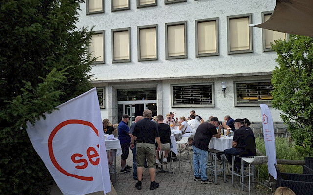 Gemeinsam den Feierabend geniessen: Treffpunkt Olten der SEV-BAU Sektion Nordwestschweiz.
