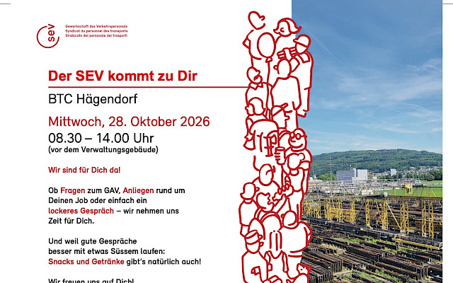 Der SEV kommt zu Dir im BTC Hägendorf